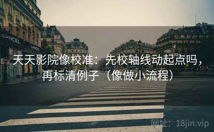 天天影院像校准：先校轴线动起点吗，再标清例子（像做小流程）